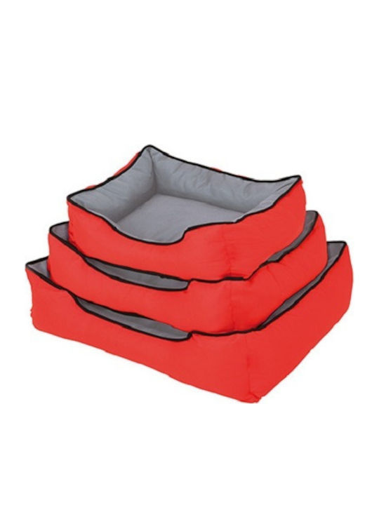 Pet Interest Rectangular Sofa Dog Bed Red 73x61cm. 0218-L