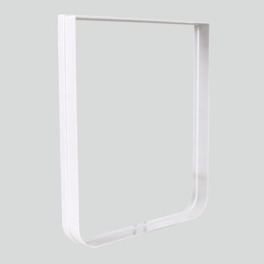 Trixie 2 Way Door Dog S/M made of Plastic in White Color 30 x 36cm