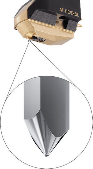Audio Technica Κεφαλή Πικάπ AT-OC9XSL Κινητού Πηνίου σε Χρυσό Χρώμα