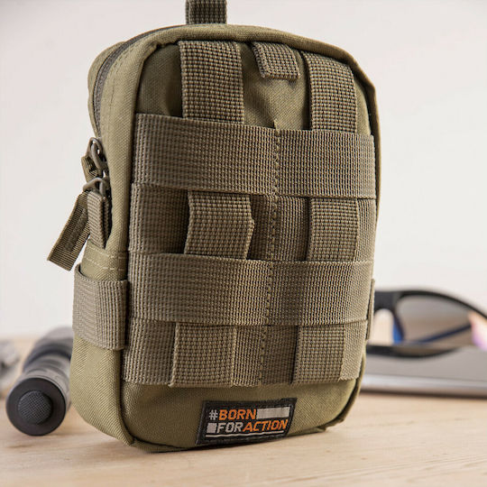 Pentagon Speedmin Military Pouch Belt made of Polyester Greek Variation Greek Lizard 0.8lt