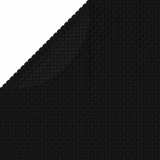 vidaXL Solar Runde Poolabdeckung Runde schwarze Poolabdeckung 356 cm aus Polyethylen Durchmesser 356cm 1Stück