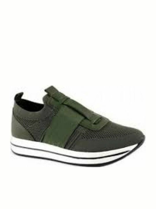 Ανατομικά Γυναικεία Slip-On Χακί