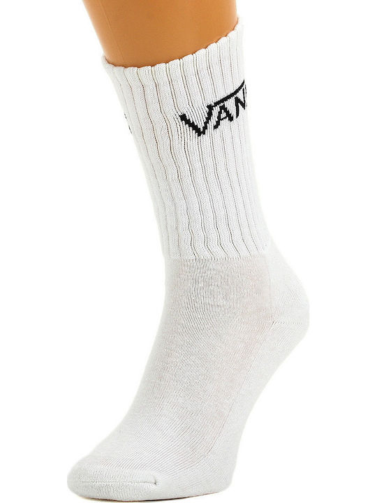 Vans Classic Crew Men's Solid Color Socks White 3Pack