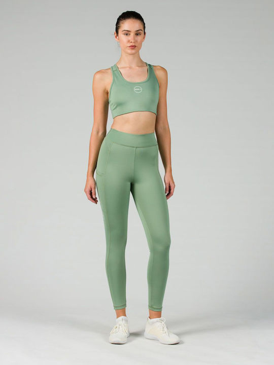Women's Sports Bra without Padding Green