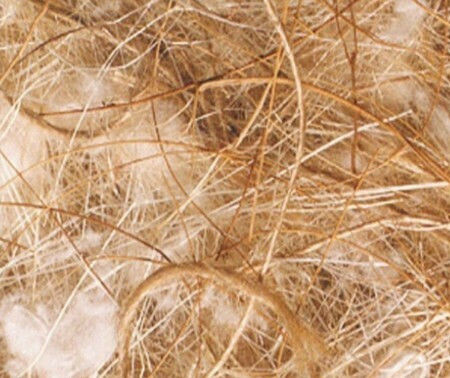 Sisal Fibre Материал на гнездото на птиците Juta Coton Бял