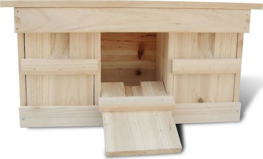 vidaXL Vogelnest Hölzern Braun