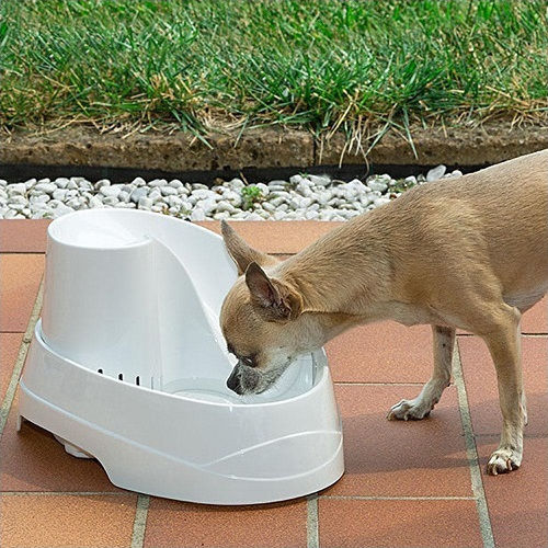 Ferplast Vega Automatic Plastic Waterer / Fountain for Dog & Cat 2lt in White Color
