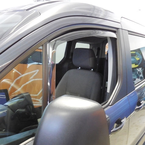 Farad Σετ Ανεμοθραύστες Μπροστινοί για Ford Transit Connect 2014 2τμχ
