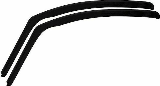 Heko Set of Windbreakers Front Car Dark Fime for BMW Series 7 2pcs