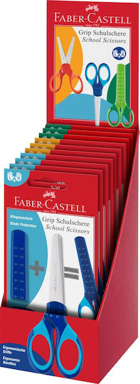 Faber-Castell Παιδικό Ψαλίδι Χειροτεχνίας με Μεταλλική Λεπίδα Μπλε 1τμχ