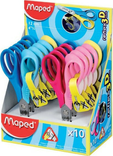 Maped Vivo Παιδικό Ψαλίδι Χειροτεχνίας για Αριστερόχειρες 12εκ. με Μεταλλική Λεπίδα (Διάφορα Χρώματα) 1τμχ