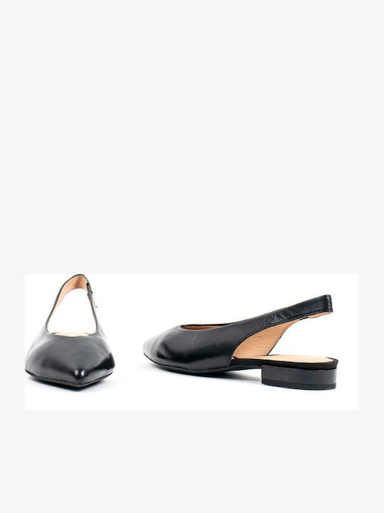 Leather Pointed Toe Black Heels D Charyssa A