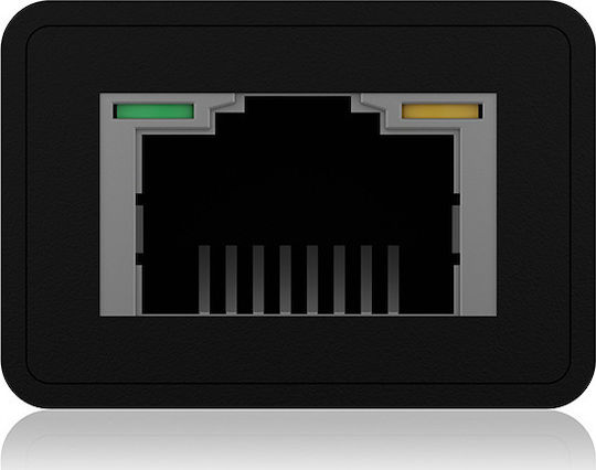 Icy Box Hub 4 Θυρών USB 3.0 με σύνδεση USB-A / USB-C / Ethernet