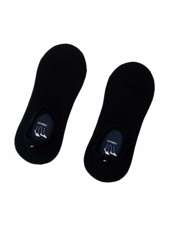Tommy Hilfiger Men's Solid Color Socks Black 2Pack