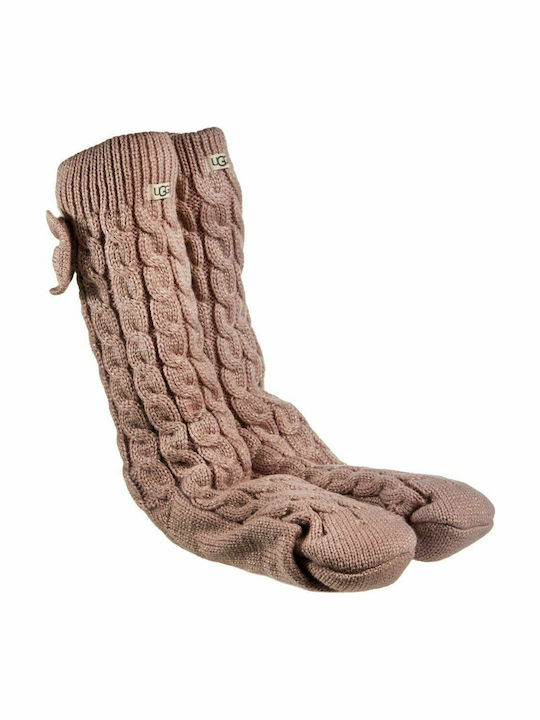 UGG Laila Bow Femei Șosete Uni Mauve Fog / Aur 1Pachet
