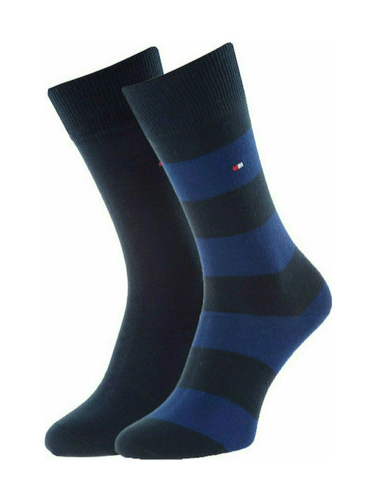 Tommy Hilfiger Rugby Men's Patterned Socks Blue 2Pack