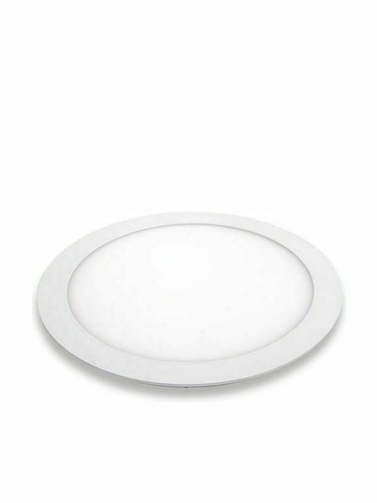 Atman Rund Vertieft LED Panel 20W mit Natürliches Weiß Licht 4000K