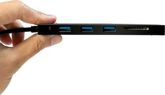 LogiLink Hub 3 Θυρών USB 3.1 με σύνδεση USB-C