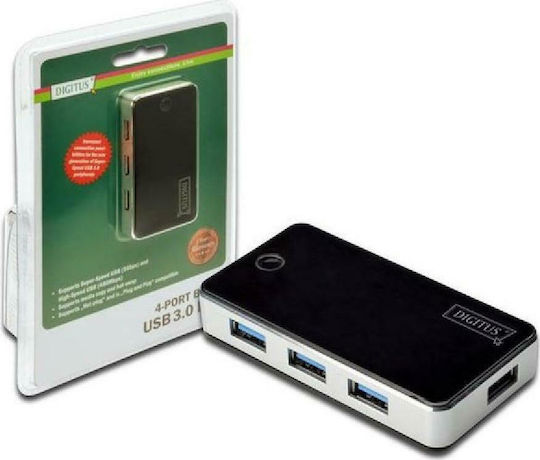 Digitus Hub 4 Θυρών USB 3.0 με σύνδεση USB-A