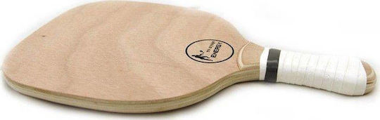 "to agori" Energy Beach Racket Beige 420gr With Straight White Handle