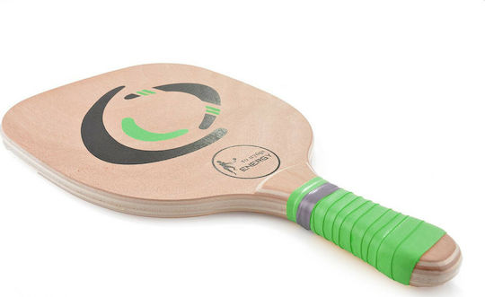 "to agori" Energy Beach Racket Beige 420gr With Straight Green Handle