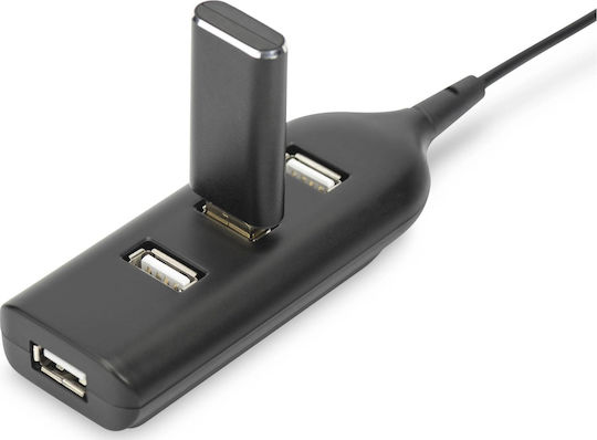 Digitus USB Хъб 4 Порта USB 2.0 с USB-A Връзка