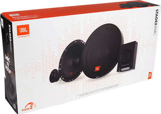 JBL Stage2 604C Σετ Ηχεία Αυτοκινήτου Διαιρούμενα 6.5" με 45W RMS (2 Δρόμων)