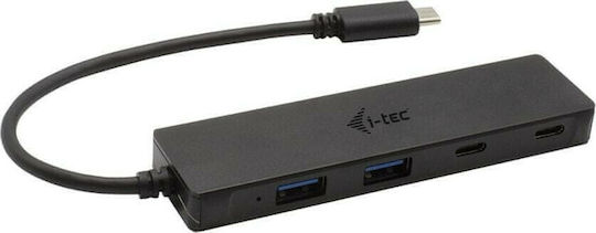 i-tec USB Хъб 4 Порта USB 3.0 с Връзка USB-C