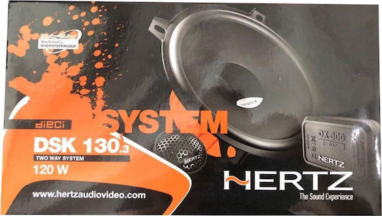 Hertz DSK 130.3 Σετ Ηχεία Αυτοκινήτου Διαιρούμενα 5.25" με 60W RMS (2 Δρόμων)