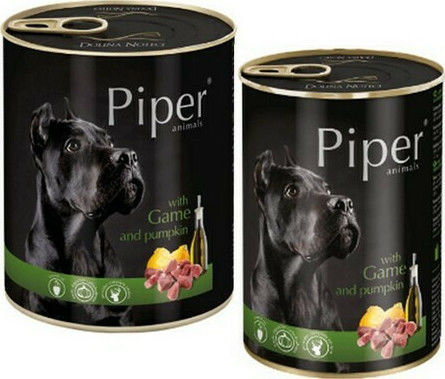 Dolina Noteci Piper Wet Food Dogs in Cans with Meat and Pumpkin Grain-Free & Gluten-Free 400gr