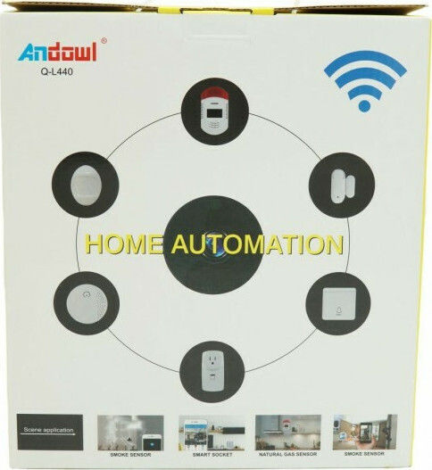 Andowl Wireless Alarm System with Motion Detector , Door Sensor , Siren and Hub
