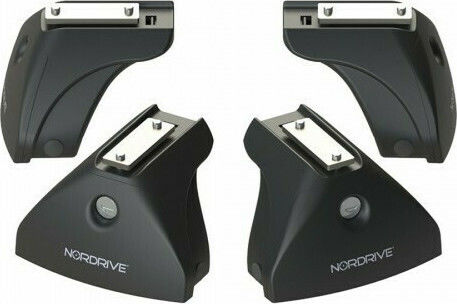 Nordrive Legs for Roof Bars Standard End Feet with Caps and Lock Evos 111x70mm 4pcs 4pcs