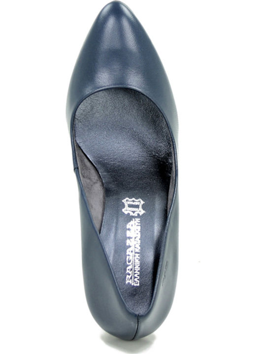 Anatomic Leather Navy Blue High Heels