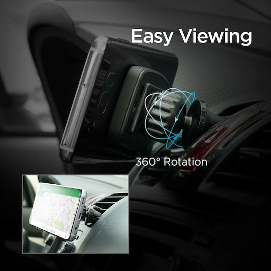 Spigen Kuel H12 Hexa-Core Car Mobile Mount with Magnet Black