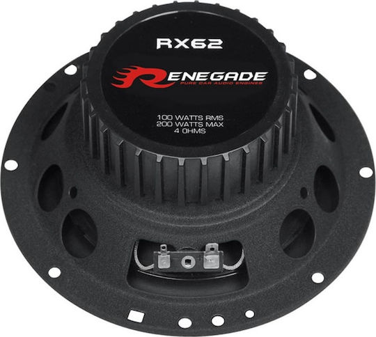 Renegade Car Audio RX62 Σετ Ηχεία Αυτοκινήτου 6.5" με 100W RMS (2 Δρόμων)