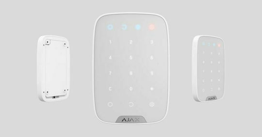 Ajax Systems KeyPad Wireless Security Access-Control Keypad Touch White 38249.12.WH1