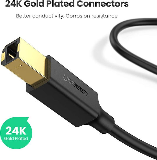 Ugreen 1.5m USB 2.0 Cable A-Male to B-Male (10350)