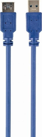 Cablexpert 3m USB 3.0 Cable A-Male to A-Female Blue (CCP-USB3-AMAF-10)