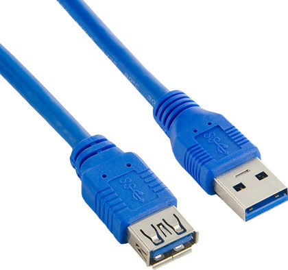 Cablexpert 3m USB 3.0 Cable A-Male to A-Female Blue (CCP-USB3-AMAF-10)