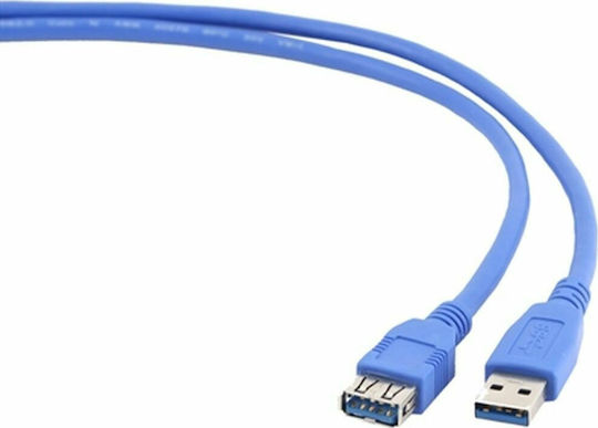 Cablexpert 3m USB 3.0 Cable A-Male to A-Female Blue (CCP-USB3-AMAF-10)