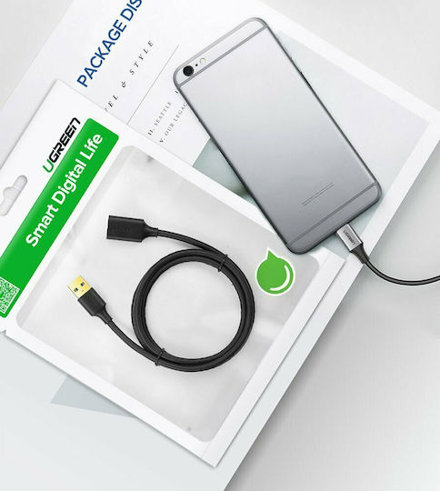 Ugreen USB 3.0 Cable USB-A male - USB-A female 2m (10373)