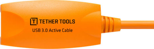 Tether Tools USB 3.0 Cablu USB-A - USB-A female Portocaliu 5m CU3017