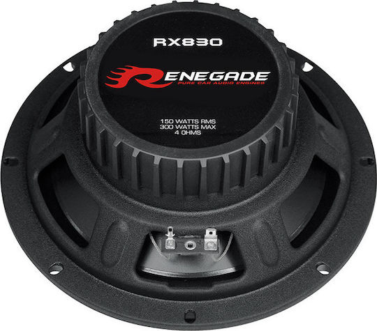 Renegade Car Audio RX 830 Σετ Ηχεία Αυτοκινήτου 8" με 150W RMS (2 Δρόμων)