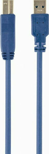Cablexpert 0.5m USB 3.0 Cable A-Male to B-Male Blue (CCP-USB3-AMBM-0.5M)