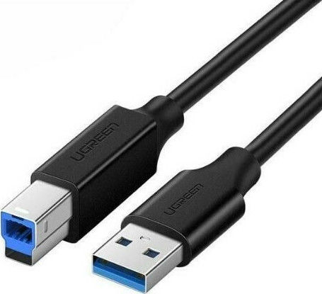 Ugreen USB 3.0 Cable USB-A male - USB-B male Μαύρο 2m (10372)