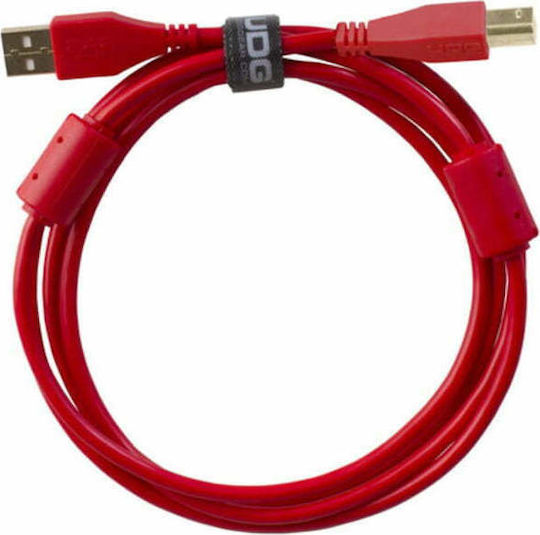 UDG 1m USB 2.0 Cable A-Male to B-Male Red (U95001RD)