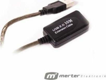Bridge Cable USB 2.0 Cable USB-A male - USB-A female 10m (30636)