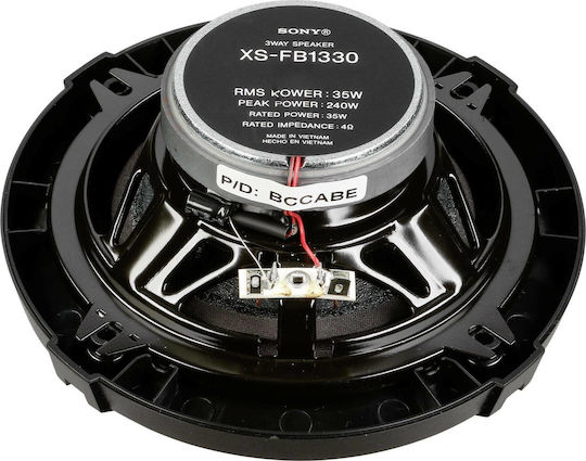 Sony XS-FB1330 Σετ Ηχεία Αυτοκινήτου 5.25" με 35W RMS (3 Δρόμων)