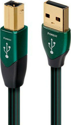 Audioquest USB 2.0 Cable USB-A male - USB-B male 1.5m (Forest)