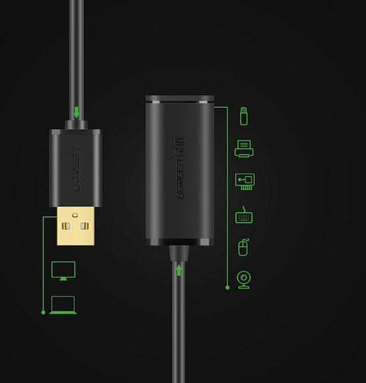 Ugreen 10m USB 2.0 Cable A-Male to A-Female (10321)